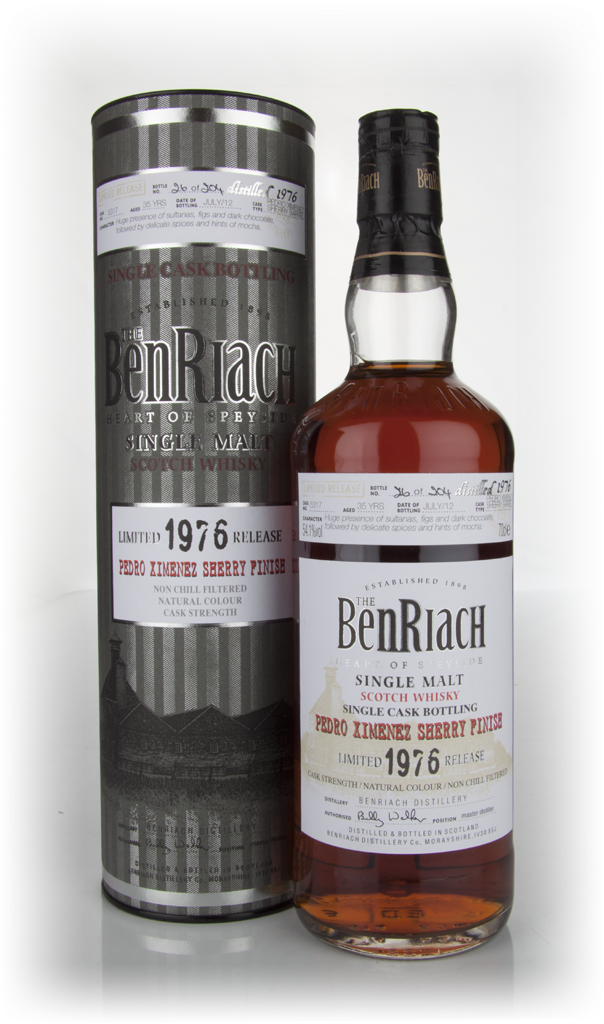BenRiach 35 Year Old 1976 Pedro Ximénez Sherry Cask Finish 70cl product image
