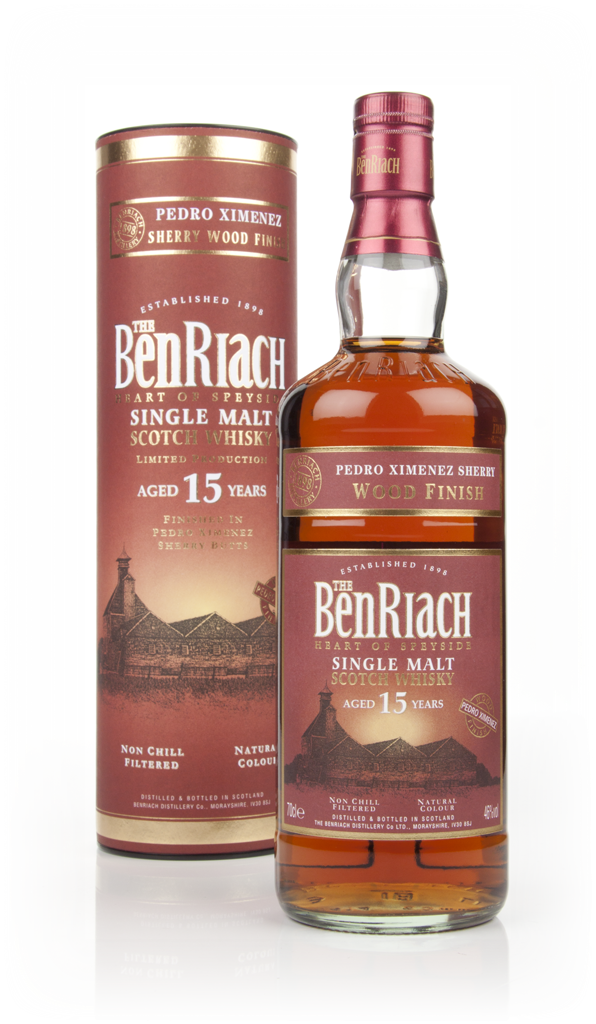 Benriach 15 Year Old (Pedro Ximénez Sherry Cask Finish) 70cl product image