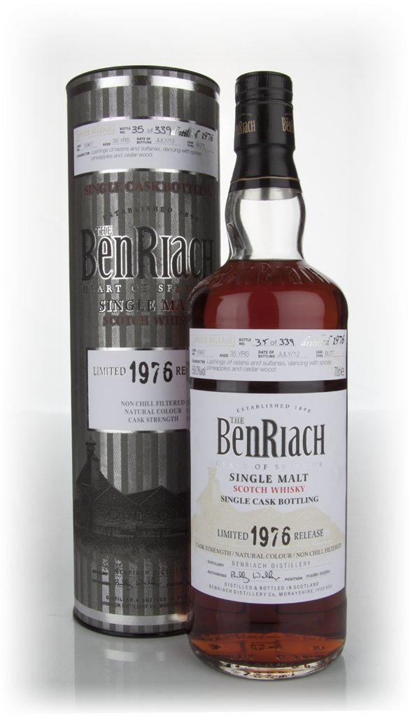 BenRiach 35 Year Old 1976 Sherry Butt 70cl product image