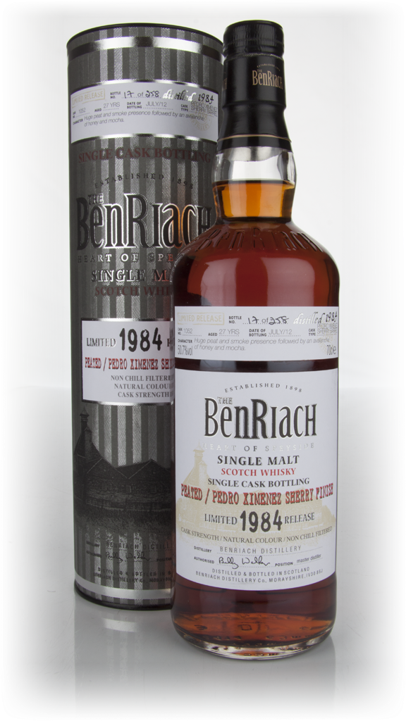 Benriach 27 Year Old 1984 Peated Pedro Ximénez Cask Finish 70cl product image