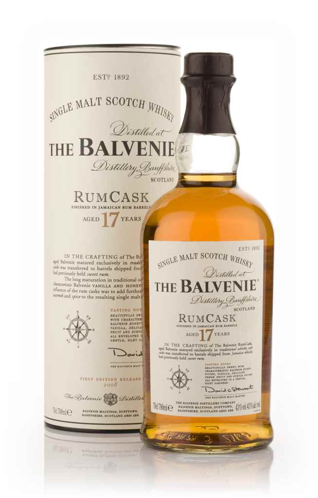 Balvenie 17 Year Old Rum Cask 70cl product image