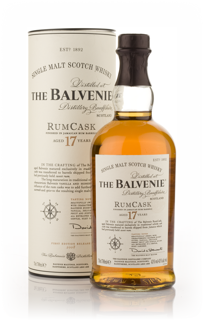 Balvenie 17 Year Old Rum Cask 70cl product image