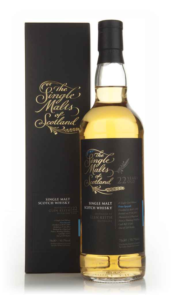 Glen Keith 22 Year Old 1989 - Single Malts of Scotland (Speciality Drinks) 70cl product image