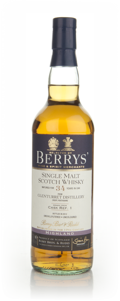 Glenturret 34 Year Old (cask ref. #1) (Berry Bros. & Rudd) 70cl product image