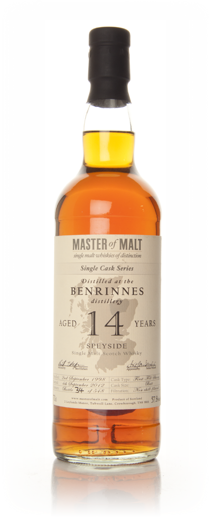Benrinnes 14 Year Old - Single Cask (Master of Malt) 70cl product image