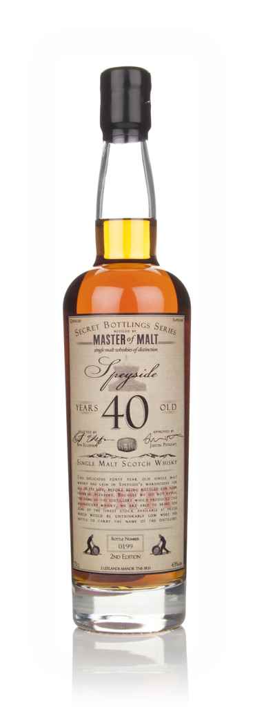 Master of Malt 40 Year Old Speyside (2nd Edition) 70cl product image