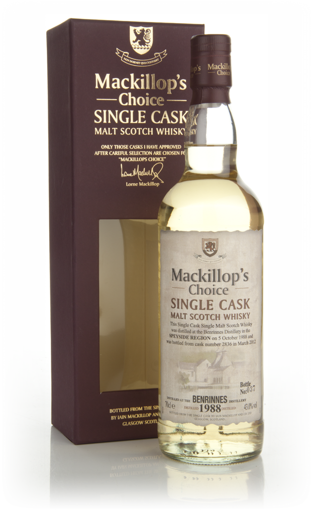 Benrinnes 23 Year Old 1988 (cask 2836) - Mackillop's Choice 70cl product image