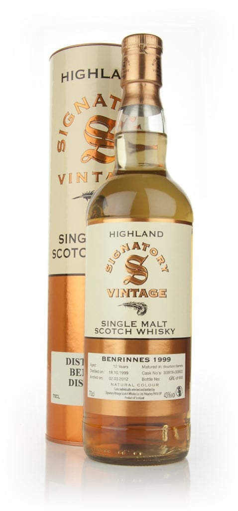 Benrinnes 12 Year Old 1999 (Signatory) 70cl product image