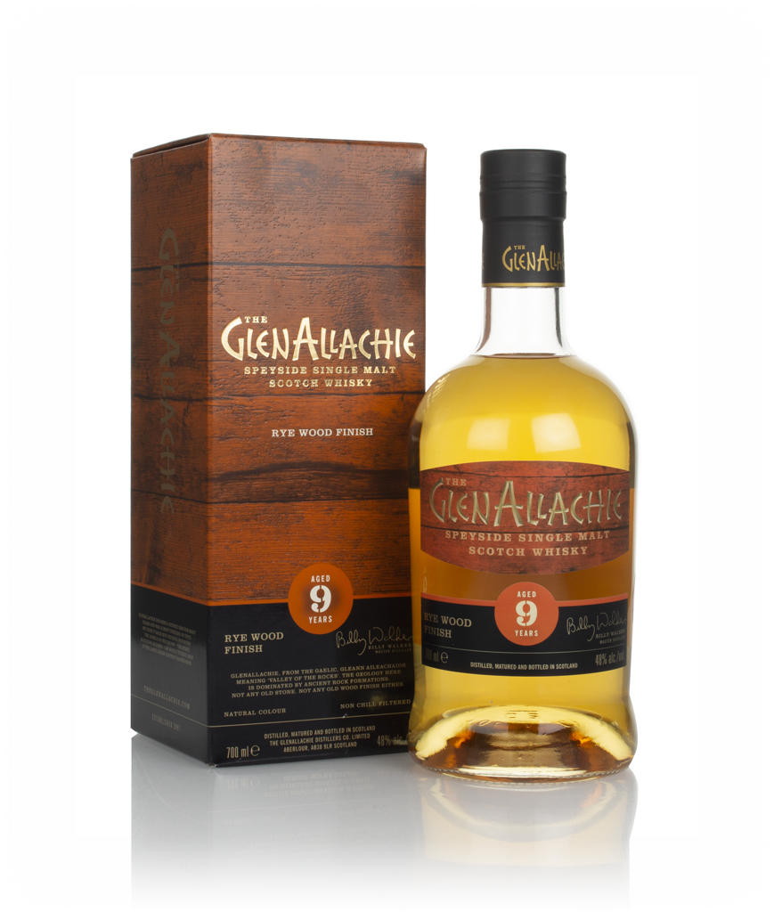 GlenAllachie 9 Year Old Rye Wood Finish 70cl product image