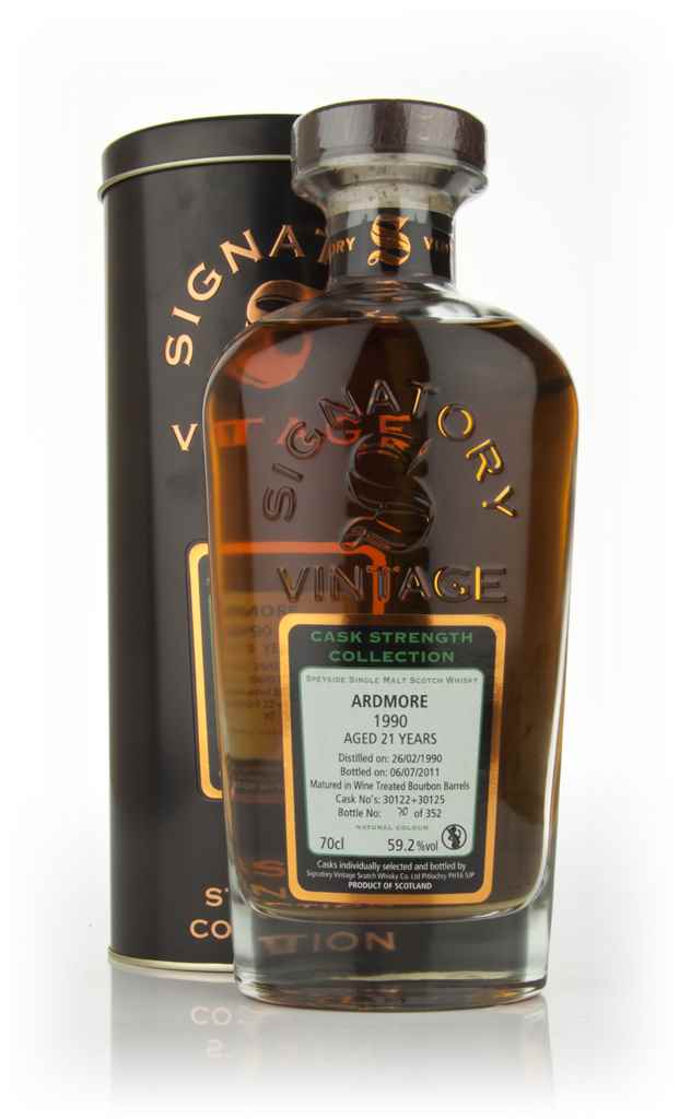 Ardmore 21 Year Old 1990 - Cask Strength Collection (Signatory) 70cl product image