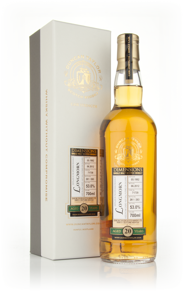 Longmorn 20 Year Old 1992 - Dimensions (Duncan Taylor) 70cl product image