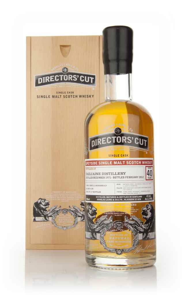 Dailuaine 40 Year Old 1971 (cask 8186) - Directors' Cut (Douglas Laing) 70cl product image