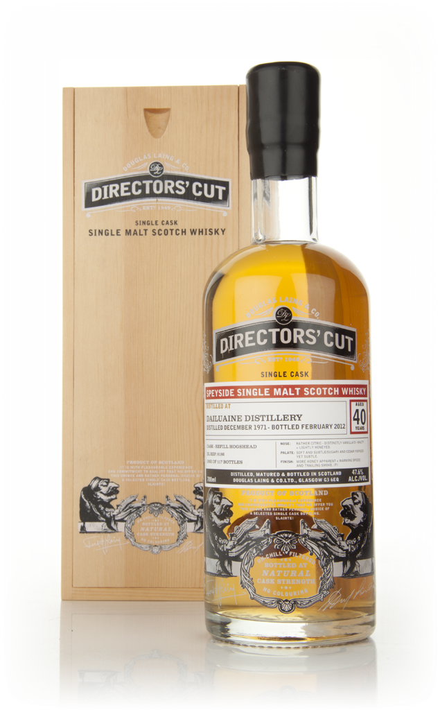 Dailuaine 40 Year Old 1971 (cask 8186) - Directors' Cut (Douglas Laing) 70cl product image