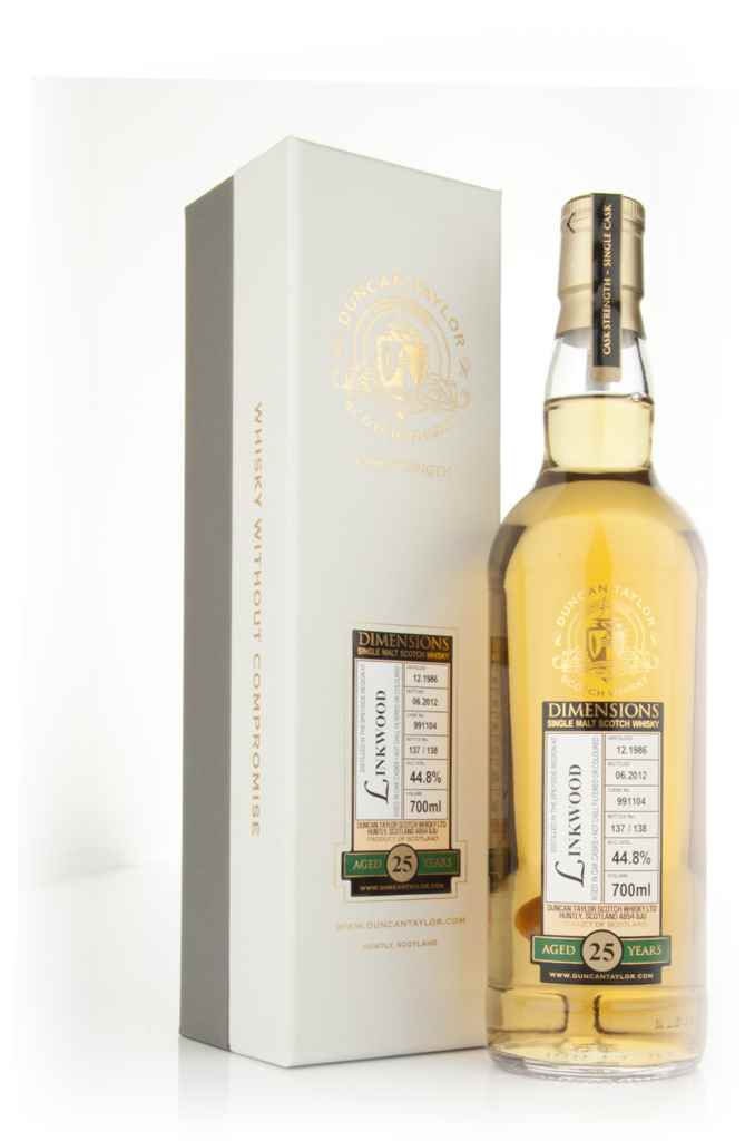Linkwood 25 Year Old 1986 Cask 991104 - Dimensions (Duncan Taylor) 70cl product image
