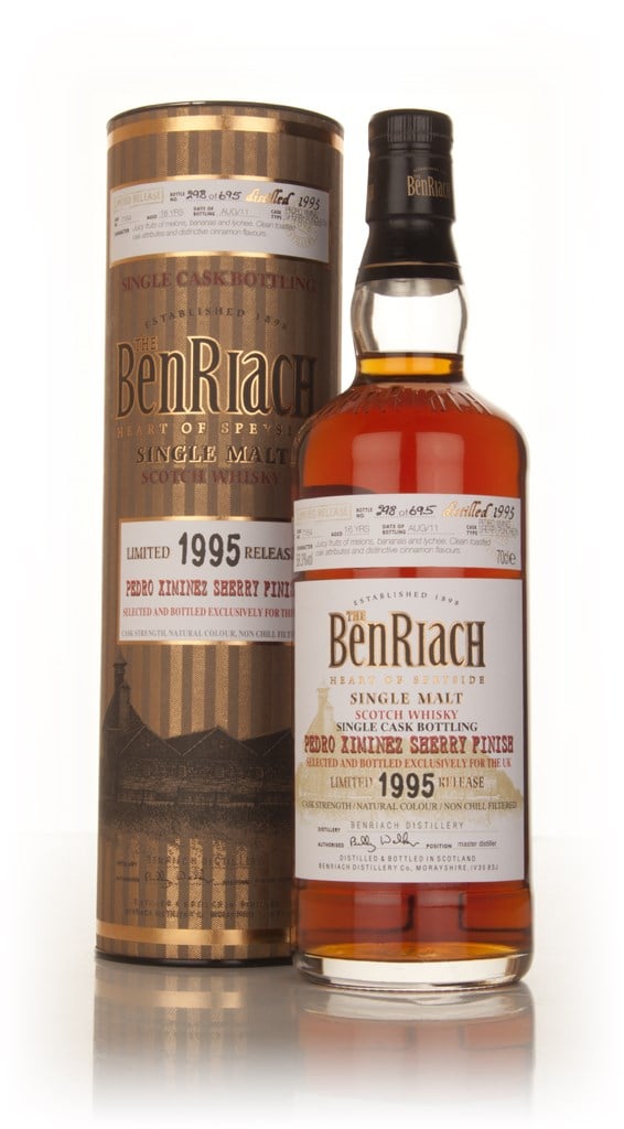 Benriach 16 Year Old 1995 (cask 7164) - Pedro Ximénez Sherry Cask Finish 70cl product image