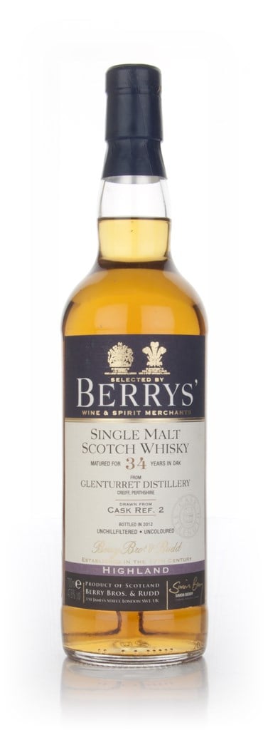 Glenturret 34 Year Old 1977 (cask ref. #2) (Berry Bros. & Rudd) 70cl product image