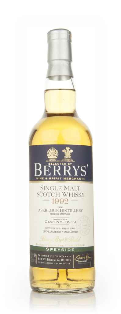 Aberlour 19 Year Old 1992 (Berry Bros. & Rudd) 70cl product image