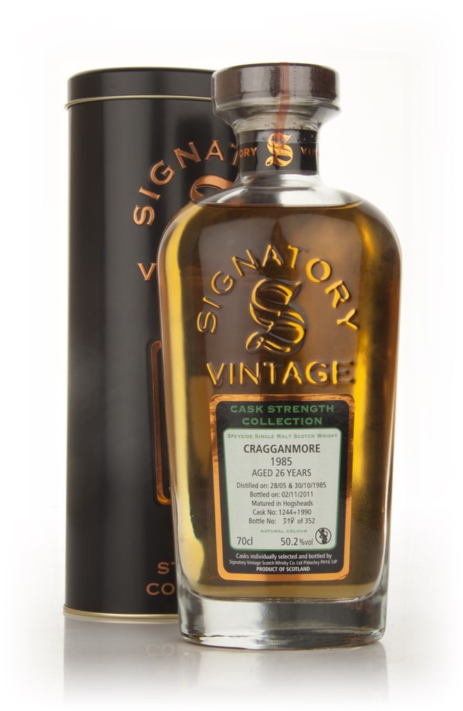 Cragganmore 26 Year Old 1985 Casks 1224 + 1990- Cask Strength Collection (Signatory) 70cl product image