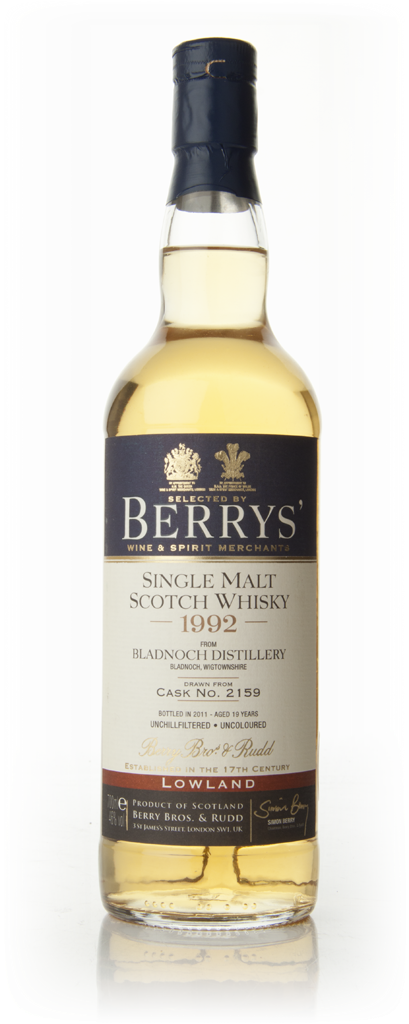 Bladnoch 19 Year Old 1992 (Berry Bros. & Rudd) 70cl product image