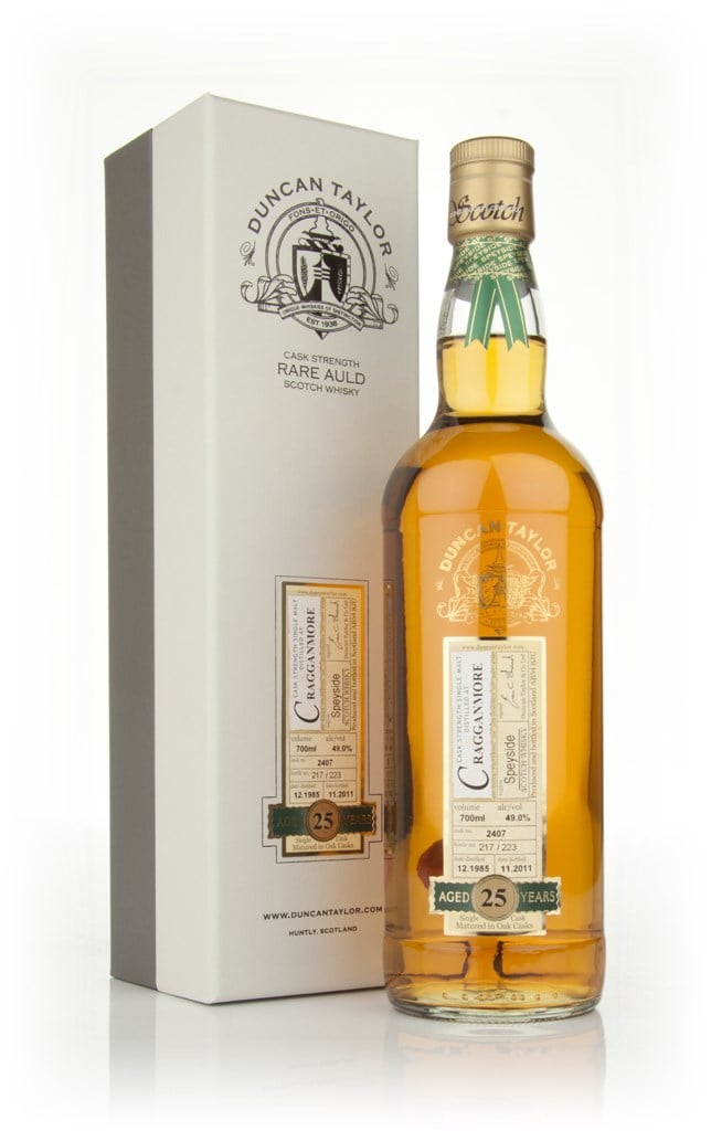Cragganmore 25 Year Old 1985 - Rare Auld (Duncan Taylor) 70cl product image