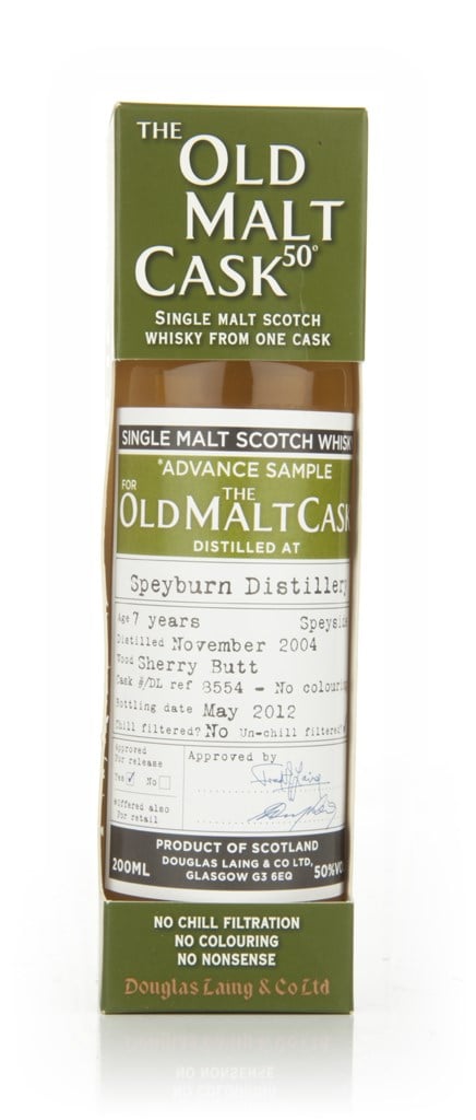 Speyburn 7 Year Old 2004 - Old Malt Cask (Douglas Laing)  20cl product image