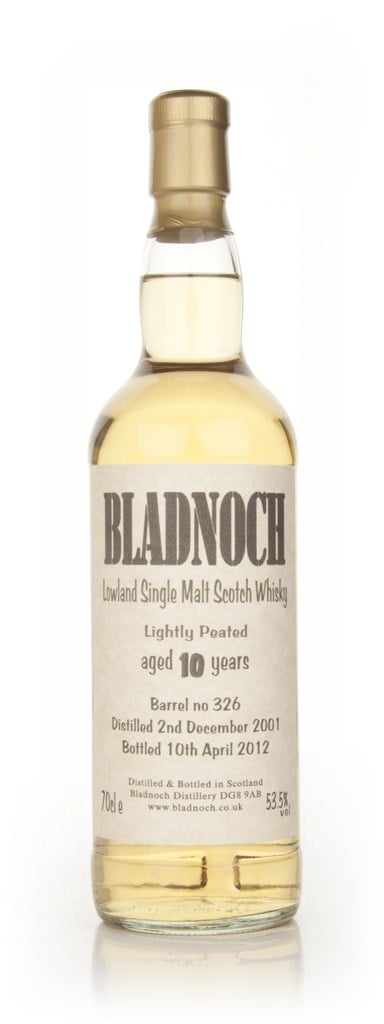 Bladnoch 10 Year Old Lightly Peated 70cl product image