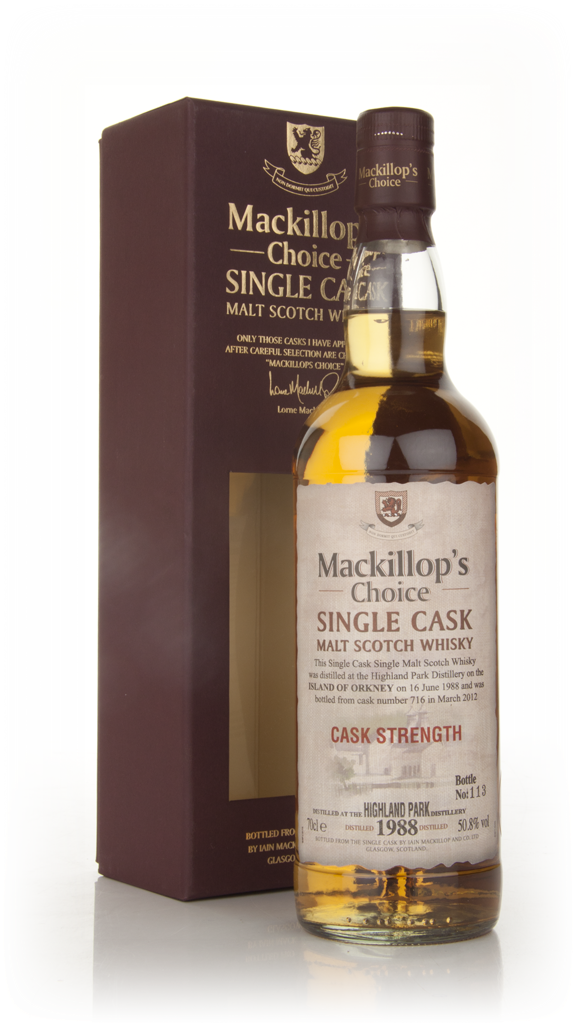 Highland Park 23 Year Old 1988 (cask 716) - Mackillop's Choice 70cl product image