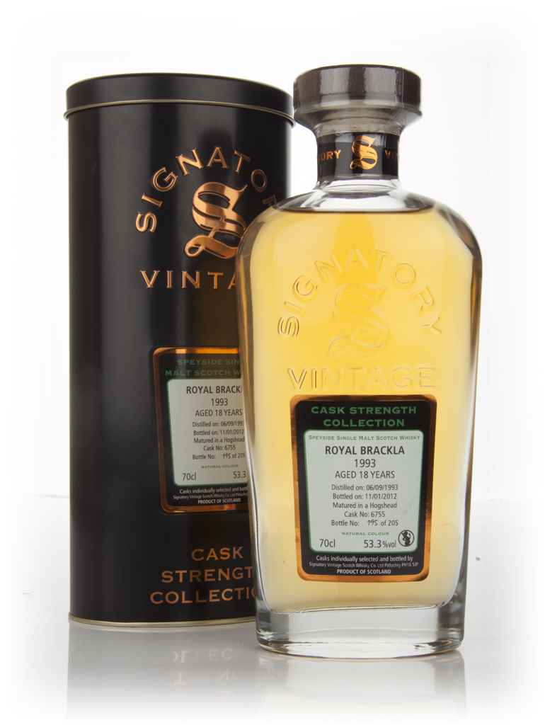 Royal Brackla 18 Year Old 1993 - Cask Strength Collection (Signatory) 70cl product image