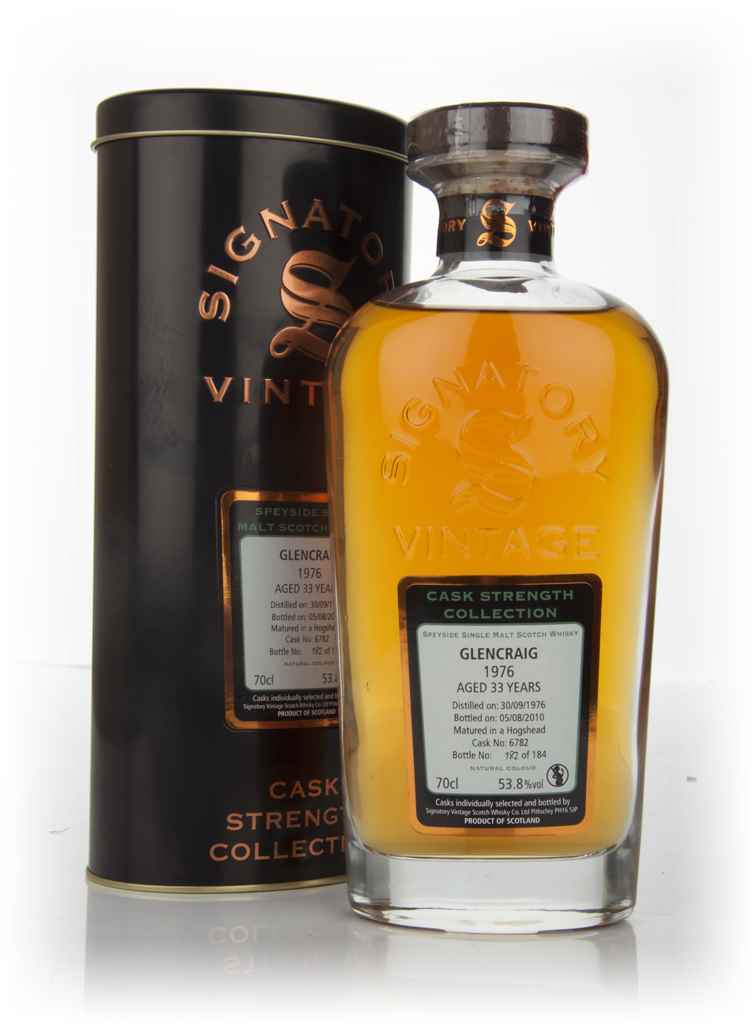 Glencraig 33 Year Old 1976 - Cask Strength Collection (Signatory) 70cl product image