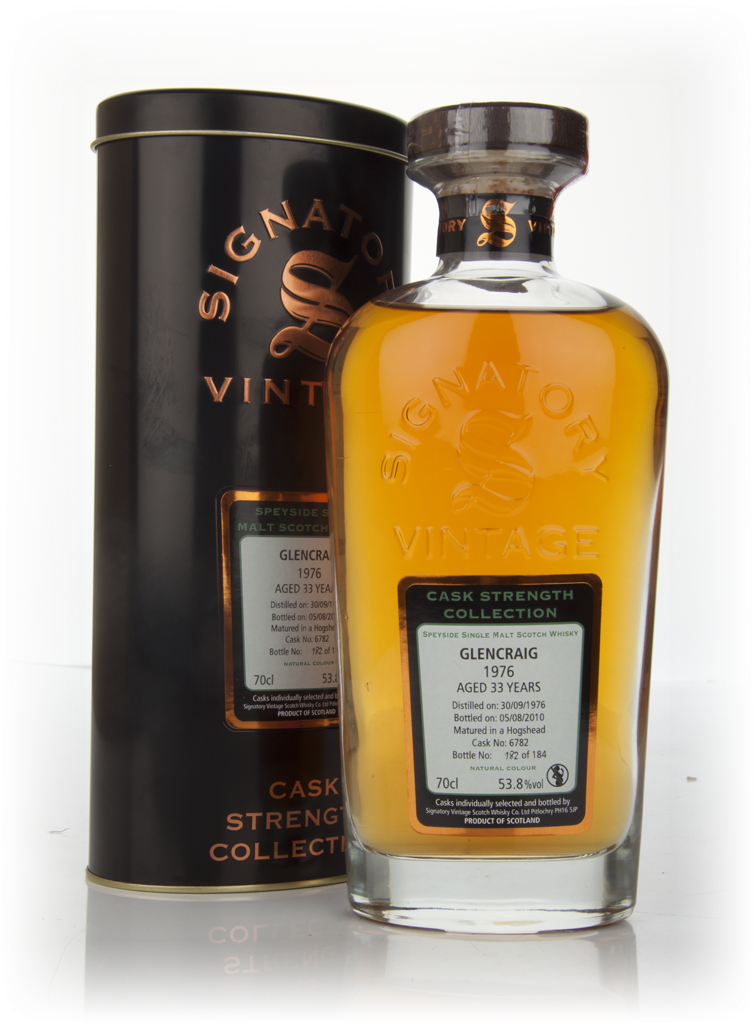 Glencraig 33 Year Old 1976 - Cask Strength Collection (Signatory) 70cl product image