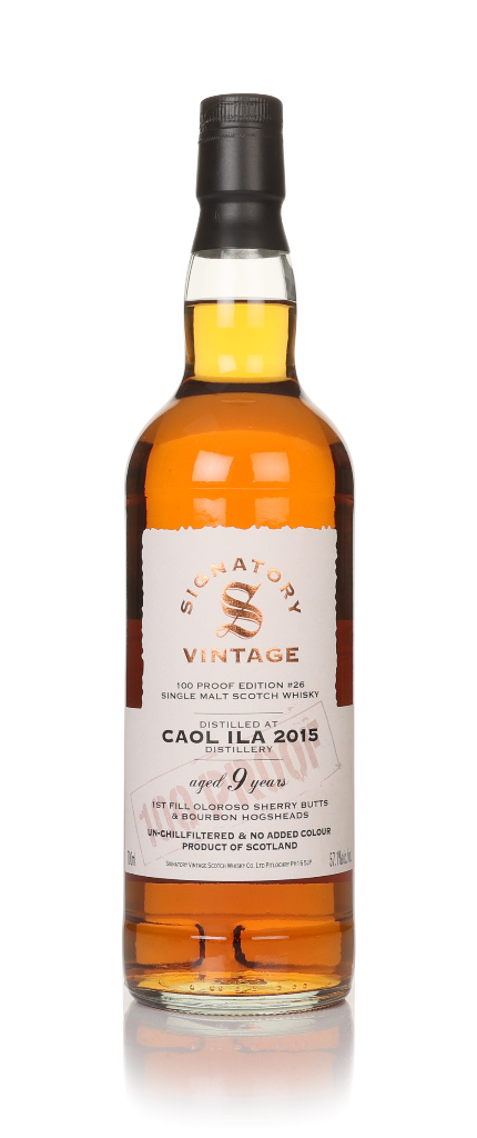 Caol Ila 9 Year Old 2015 - 100 Proof Edition #26 (Signatory) (No Box / Torn Label) 70cl product image