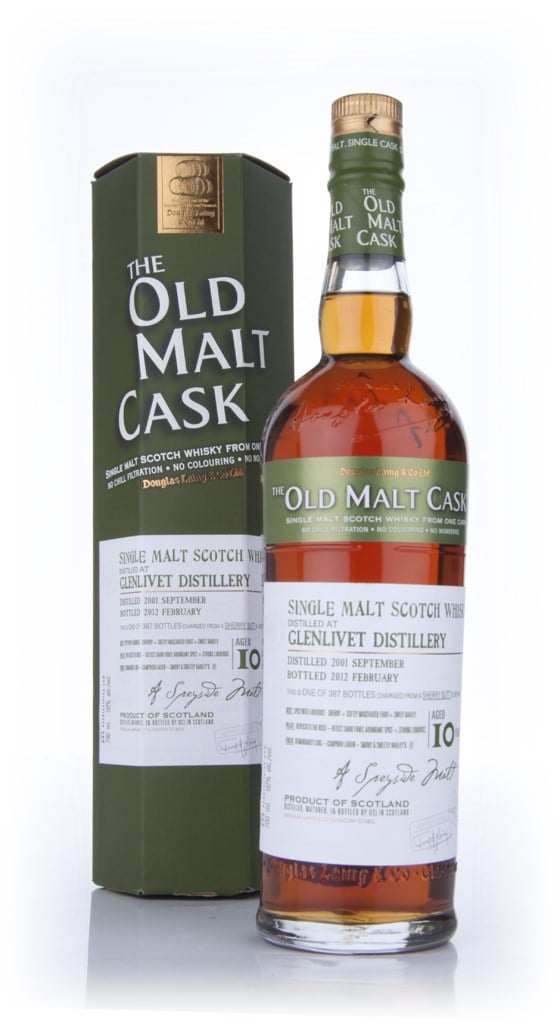 Glenlivet 10 Year Old 2001 - Old Malt Cask (Douglas Laing) 70cl product image