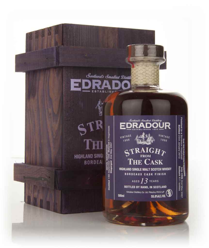 Edradour 13 Year Old 1998 Bordeaux Cask Finish - Straight from the Cask 50cl product image