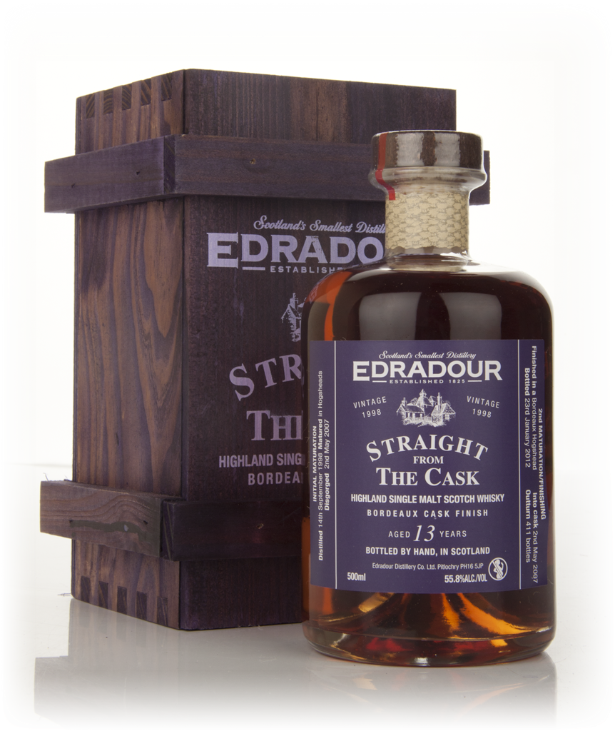 Edradour 13 Year Old 1998 Bordeaux Cask Finish - Straight from the Cask 50cl product image