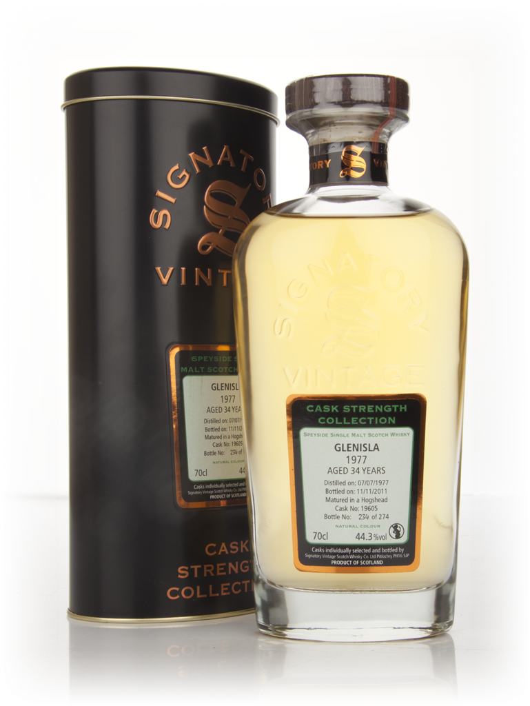 Glenisla 34 Year Old 1977 - Cask Strength Collection (Signatory) 70cl product image
