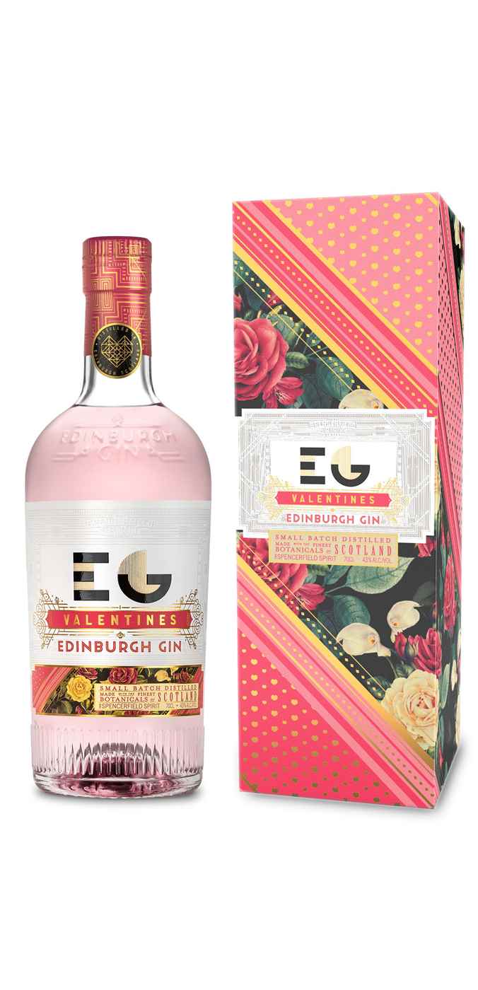 Edinburgh Valentine's Gin (No Box / Torn Label) 70cl product image