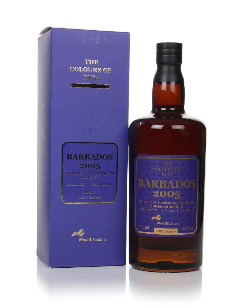 Foursquare 15 Year Old 2005 Barbados Edition No. 7 - The Colours of Rum (Wealth Solutions) (No Box / Torn Label) 70cl product image
