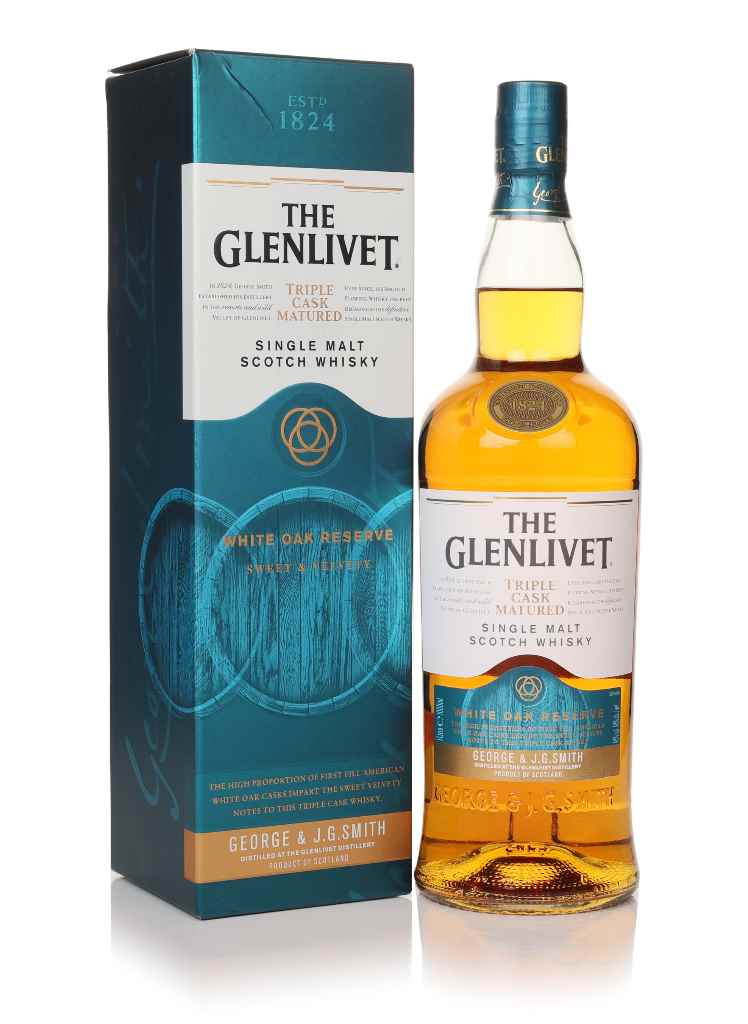 The Glenlivet Triple Cask Matured - White Oak Reserve (1L) (No Box / Torn Label) 100cl product image
