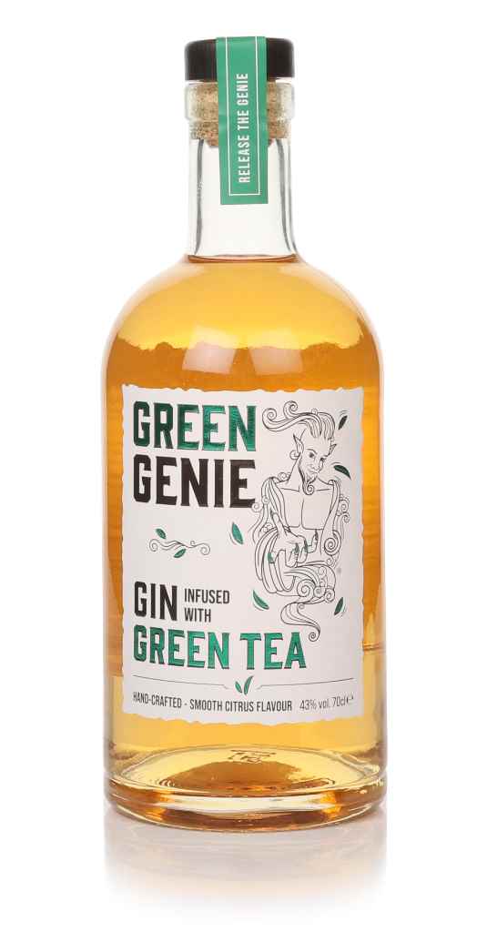 Green Genie Gin (No Box / Torn Label) 70cl product image