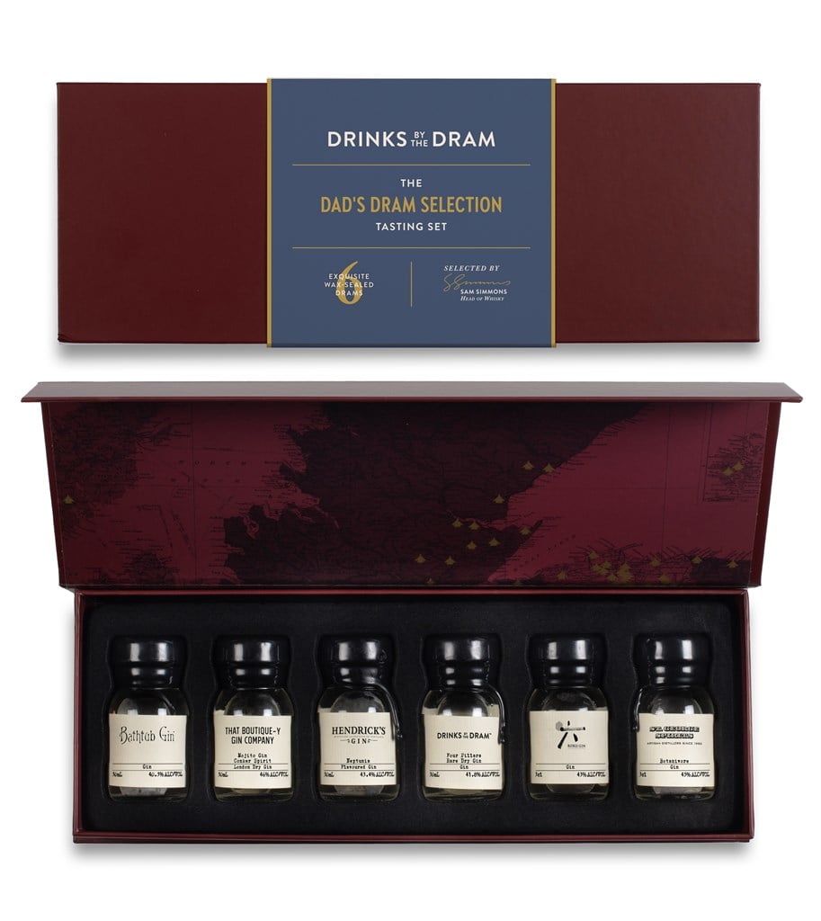 Dad's Dram Selection Gin Tasting Set (Red) 18cl product image