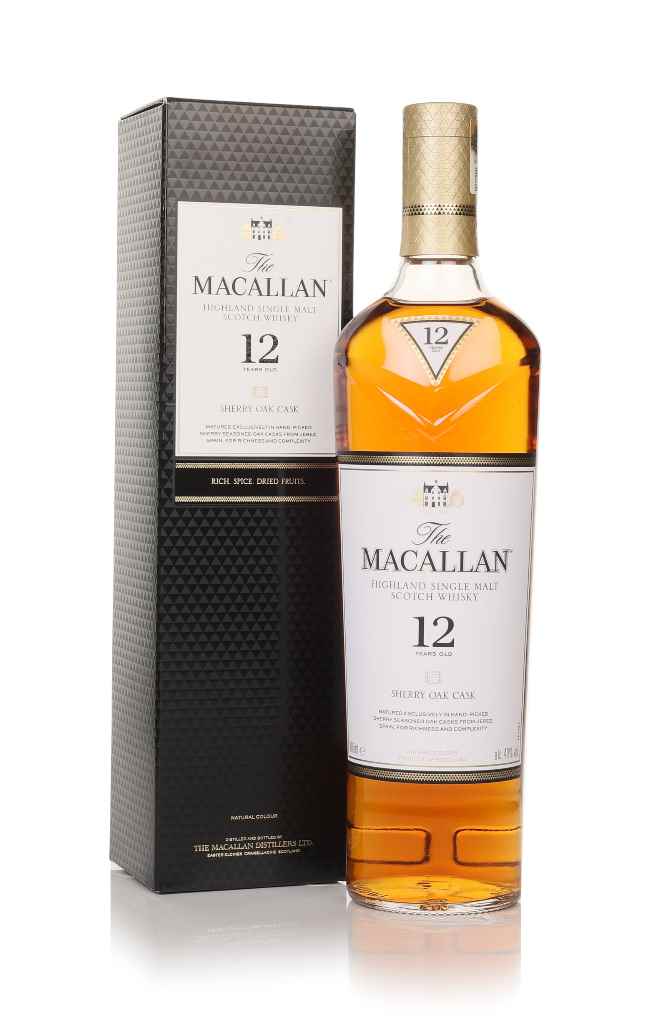 The Macallan 12 Year Old Sherry Oak (No Box / Torn Label) 70cl product image