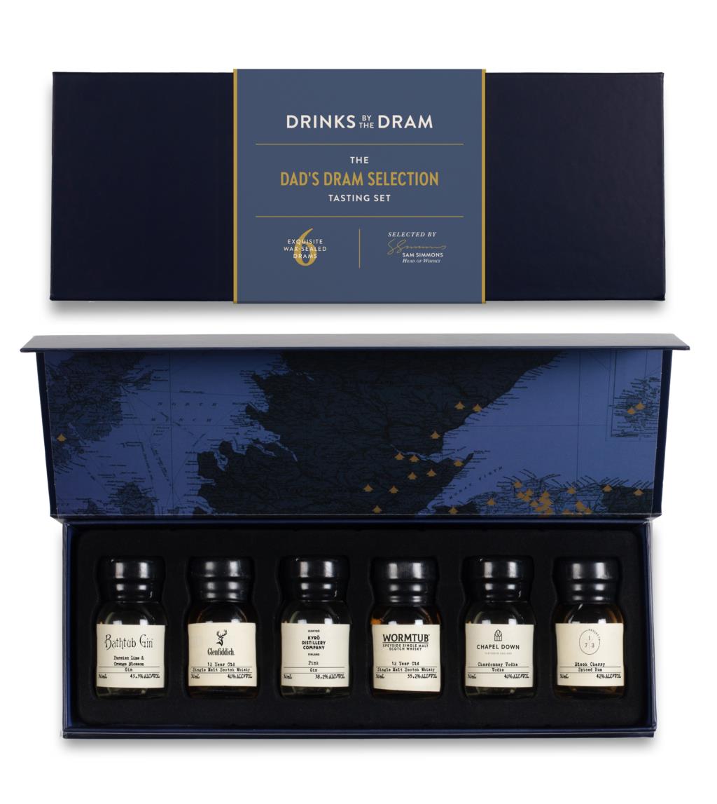 Dad's Dram Selection Mixed Spirits Set (Blue) 18cl product image