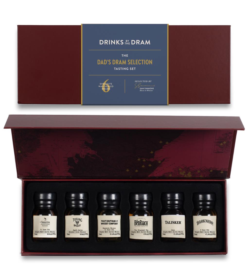 Dad's Dram Selection Whisky Tasting Set (Red) 18cl product image