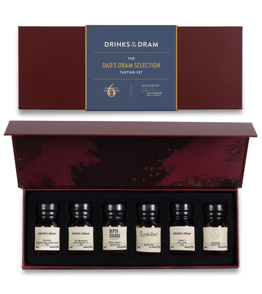 Dad's Dram Selection Rum Tasting Set (Red) 18cl product image