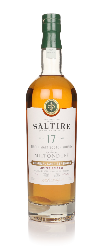 Miltonduff 17 Year Old 2007 (cask 338) - (Saltire Rare Malt) 70cl product image