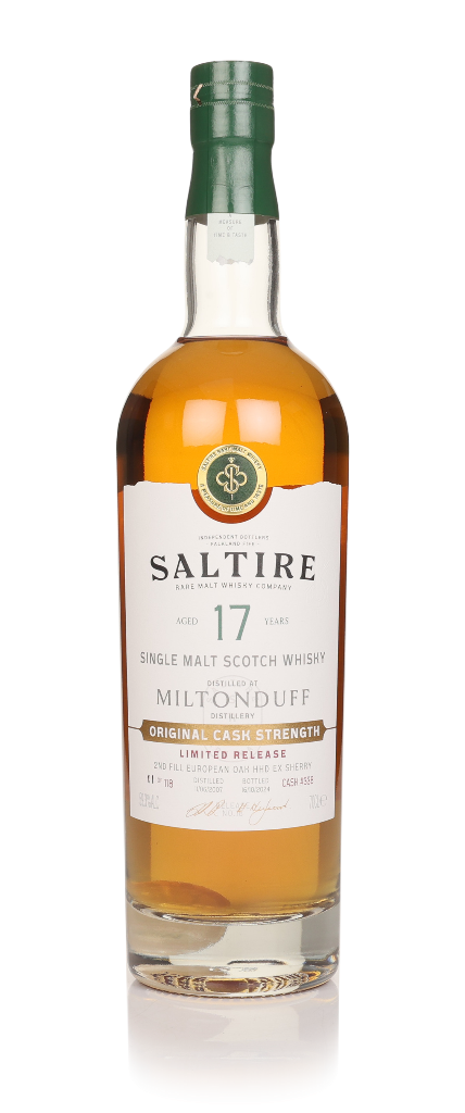 Miltonduff 17 Year Old 2007 (cask 338) - (Saltire Rare Malt) 70cl product image
