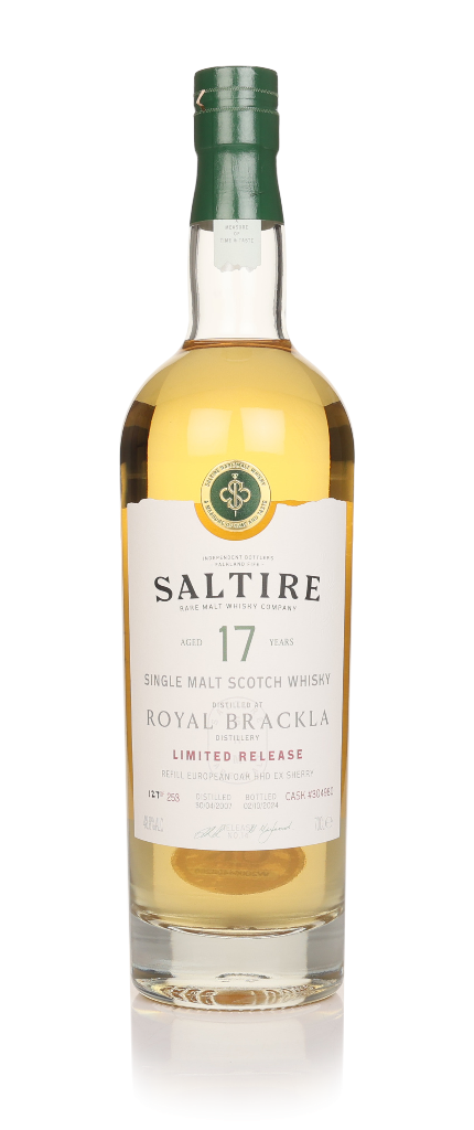 Royal Brackla 17 Year Old 2007 (cask 304980) - (Saltire Rare Malt) 70cl product image