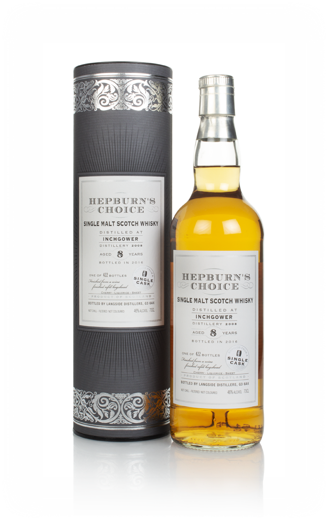 Inchgower 8 Year Old 2008 - Hepburn's Choice (Langside) 70cl product image