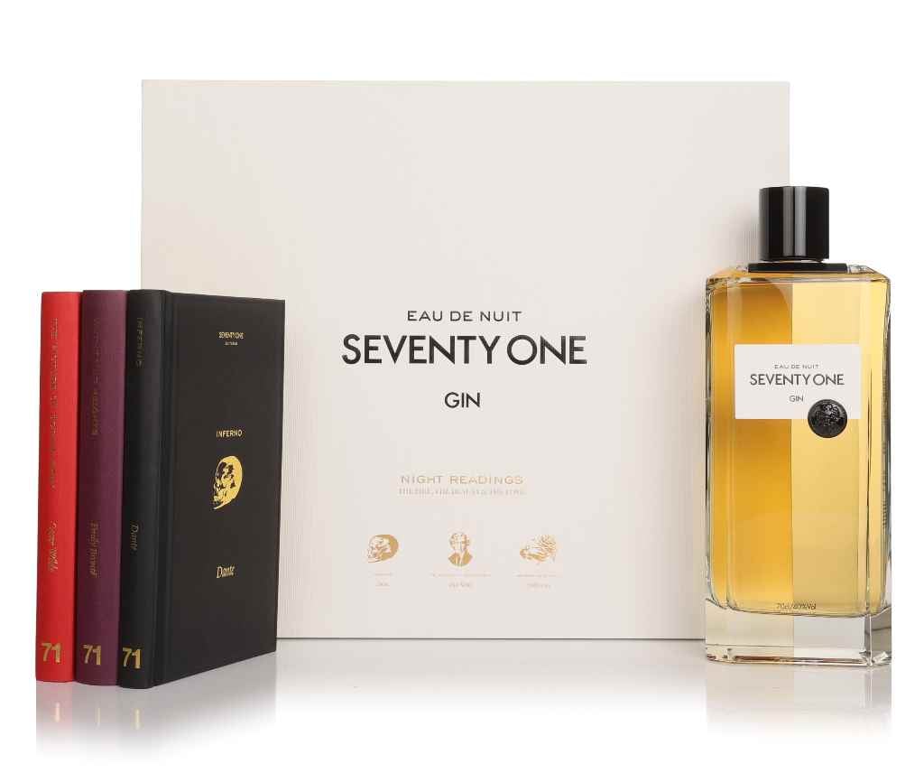Seventy One Gin Night Readings Gift Set - The Fire, The Beauty & The Love (No Box / Torn Label) 70cl product image