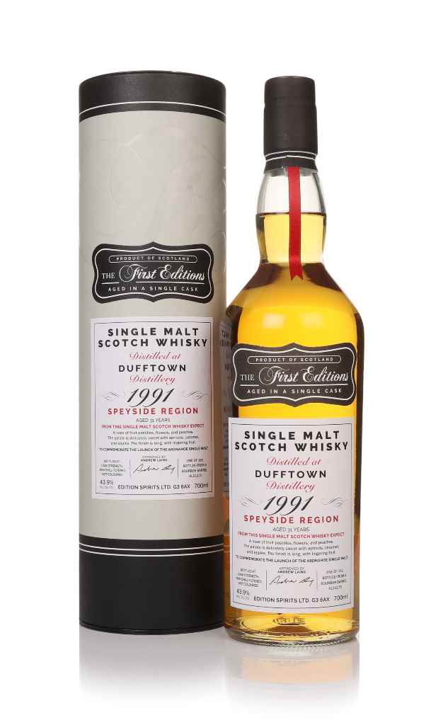 Dufftown 31 Year Old 1991 (cask 21175) - The First Editions (Hunter Laing) (No Box / Torn Label) 70cl product image